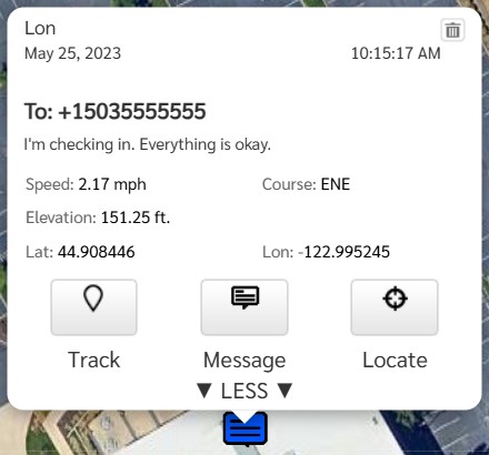 Explore Web Message Location Details