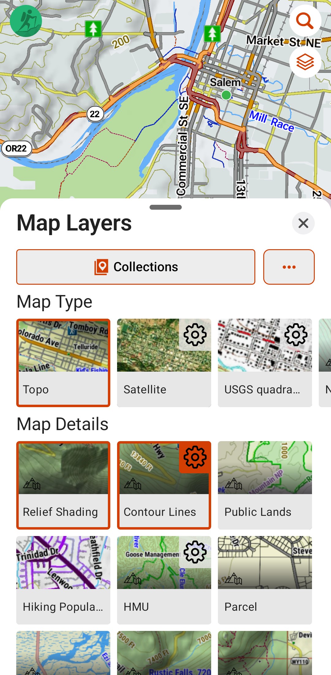 Map Layers and Map Details