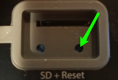 MXi Amp Reboot Buttons