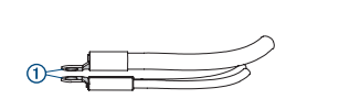 Force Cable Connectors Labeled with the number 1