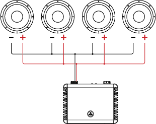 Photo Wiring Four SVC Drivers