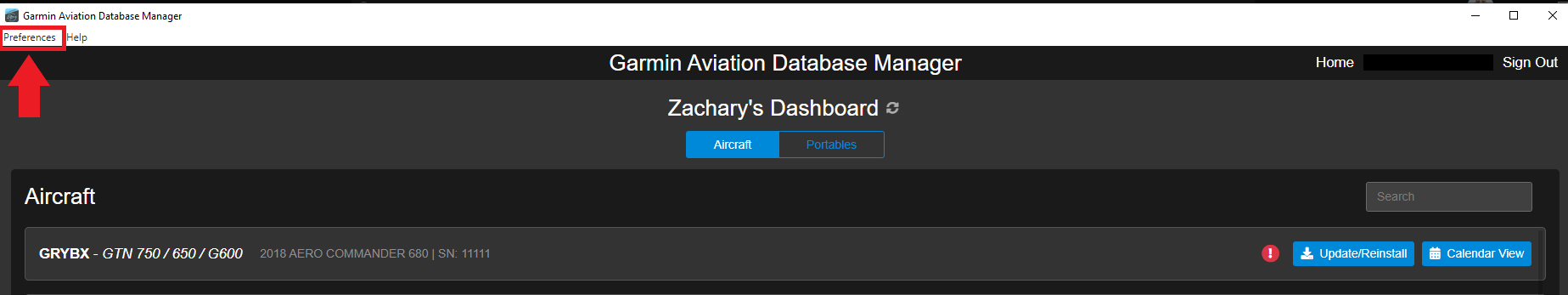 to Clear Downloads from the Garmin Aviation Database Manager Application | Garmin Support
