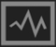 Black box outlined in gray with gray line vector