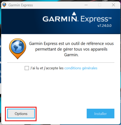 Bouton Options