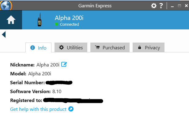 GE info Tab