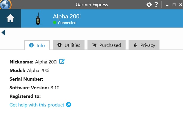 Express info tab