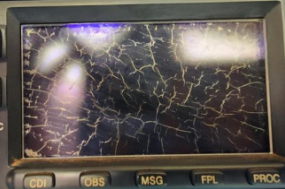 GNS cracked display