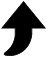 Curved Up Arrow