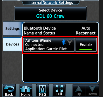 GTC-bluetooth connected