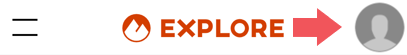 Garmin Explore Website Select Avatar Mobile