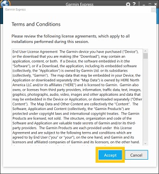 Vieo Garmin Express Terms and Conditions