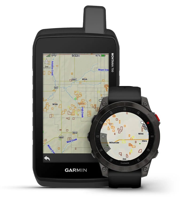 Handheld and Watch Showing WalkIn Hunt
