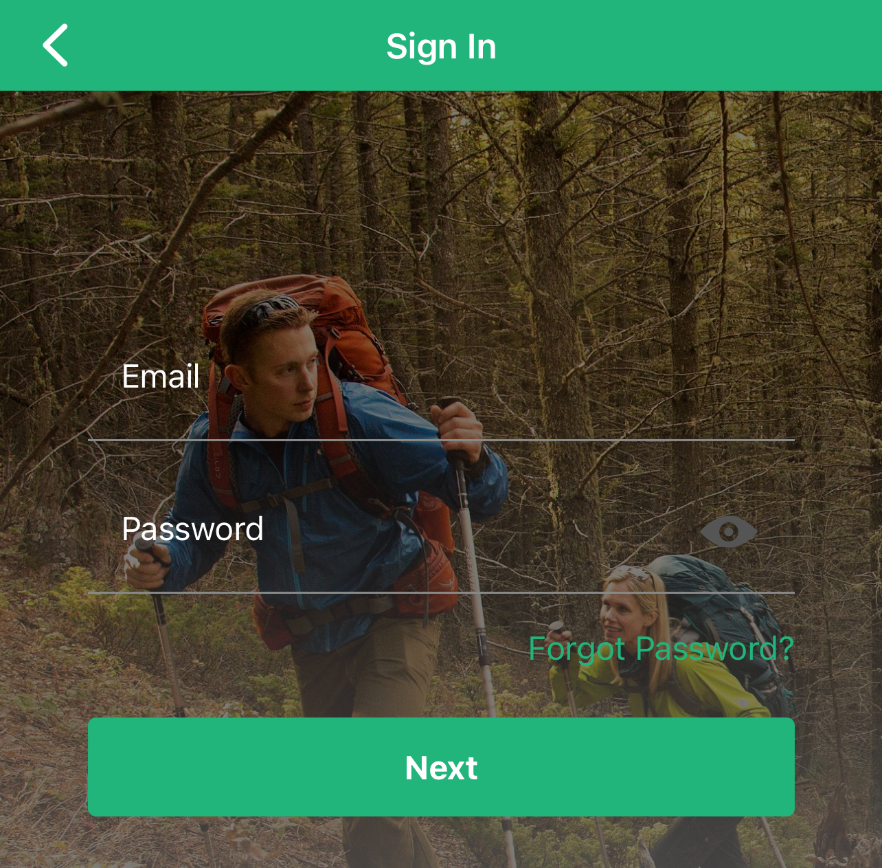 Credential Sign In Page