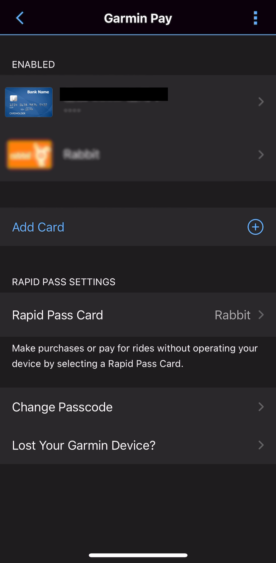 if u wanna delete your card