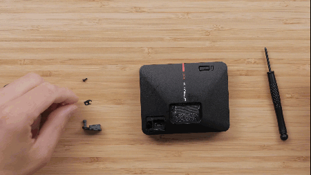 Putting New Screw on New Weathercap