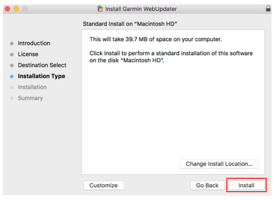 How do I install the Webupdater on Mac computer? | Garmin Customer Support