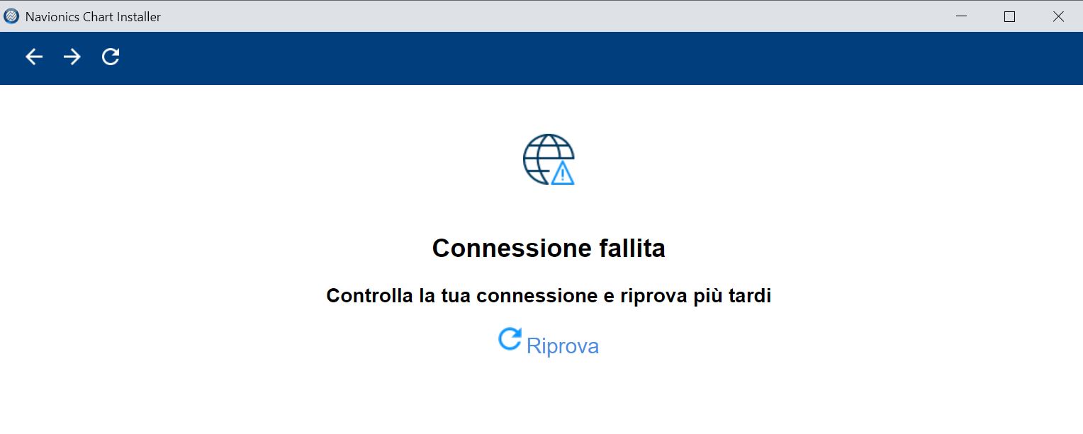 Connessione fallita