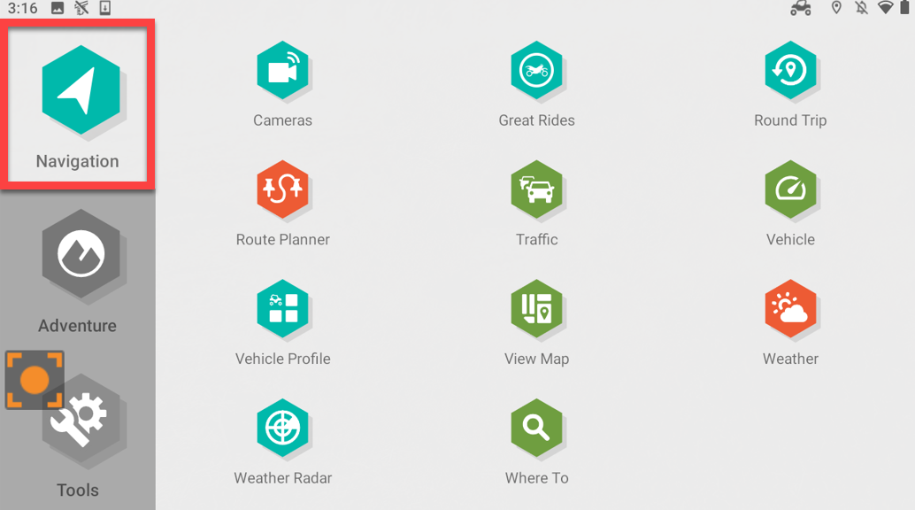 Kawasaki Ridge Navigation app