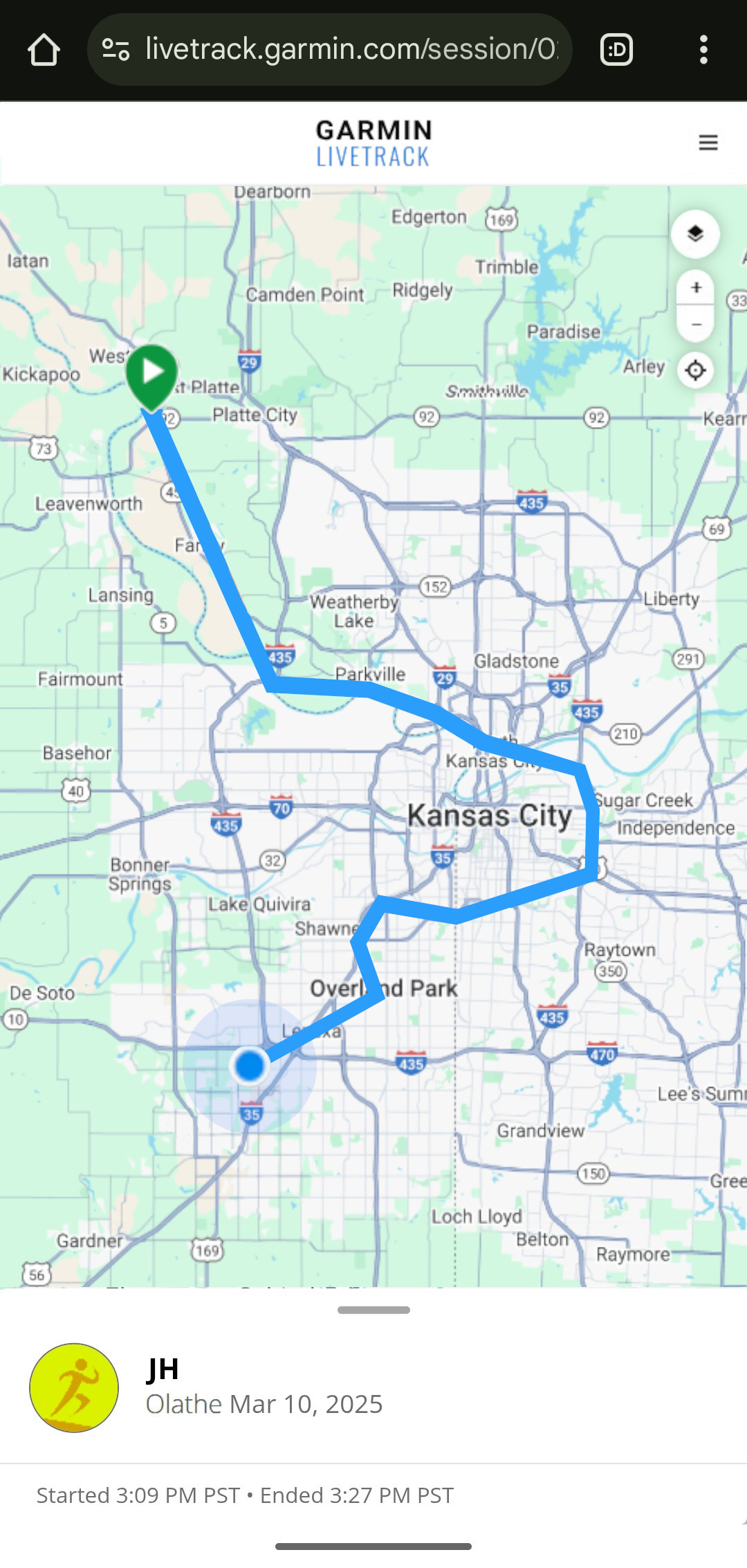 inReach LiveTrack Link