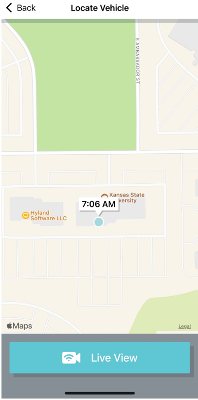 Locate Vehicle Map