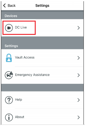 Locate Vehicle Setting