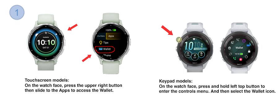 Wallet on watch 1