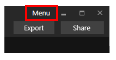 Virb Menu