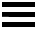 Example of three-bar menu icon
