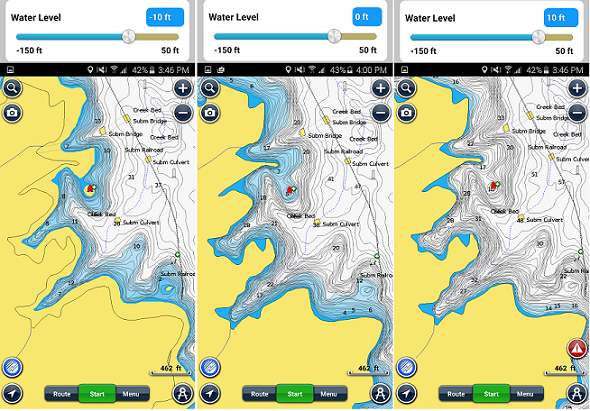 Water Level In My Location What Is The Water Level Function In My Mobile Map Options? | Garmin  Customer Support