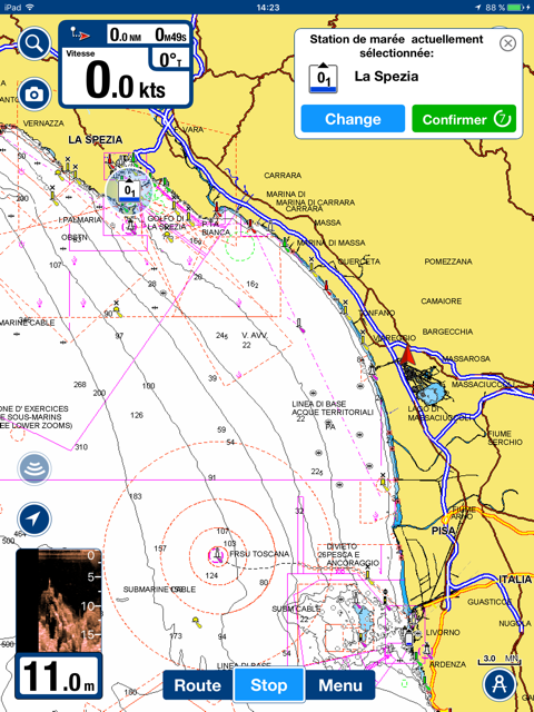 NAVFR2536(2) Pour éviter les changements, cliquez simplement sur X pour fermer la fenêtre
