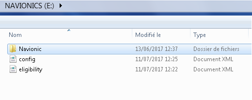 Cliquez sur Navionic
