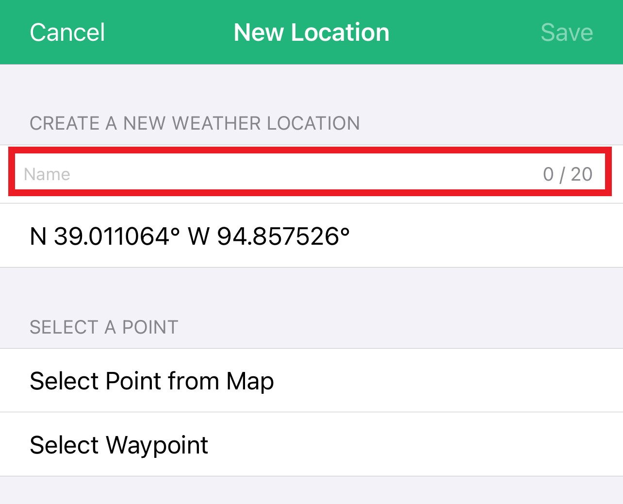 Red Box Around Name Selection Line