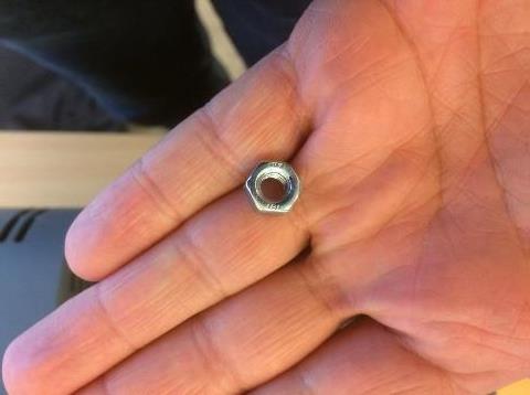 6mm Nut used in resistance unit