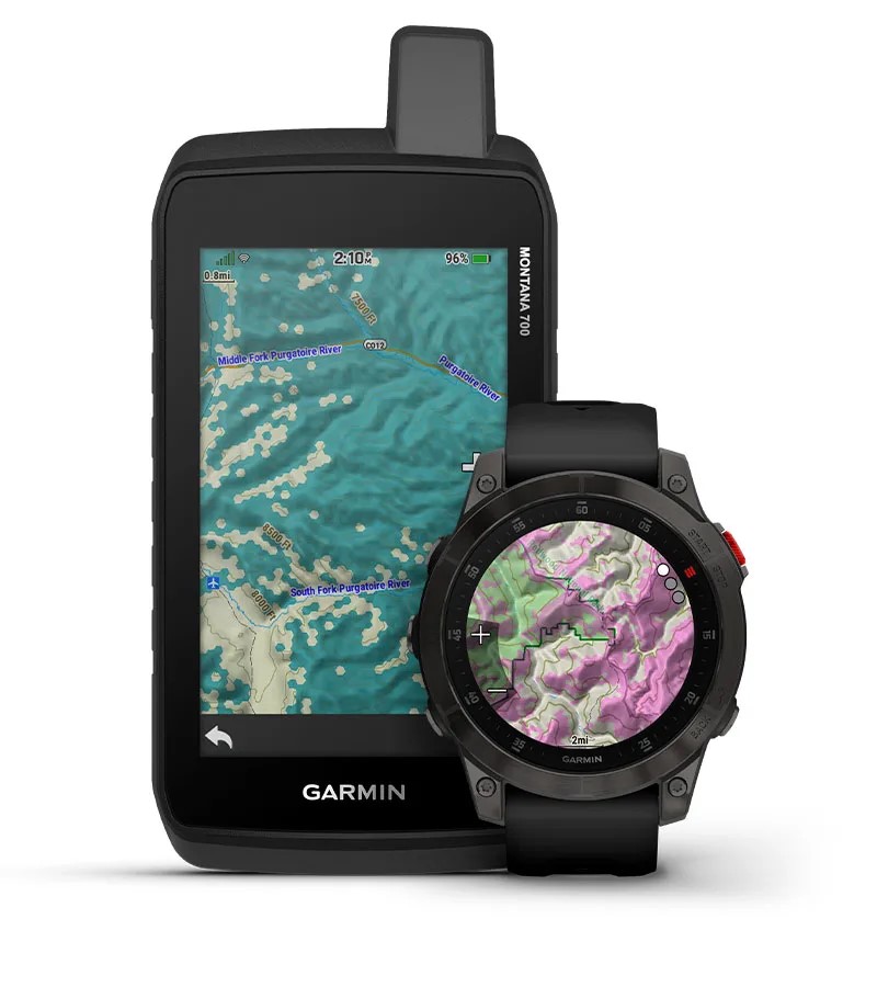Handheld and Watch Showing LTE Coverage