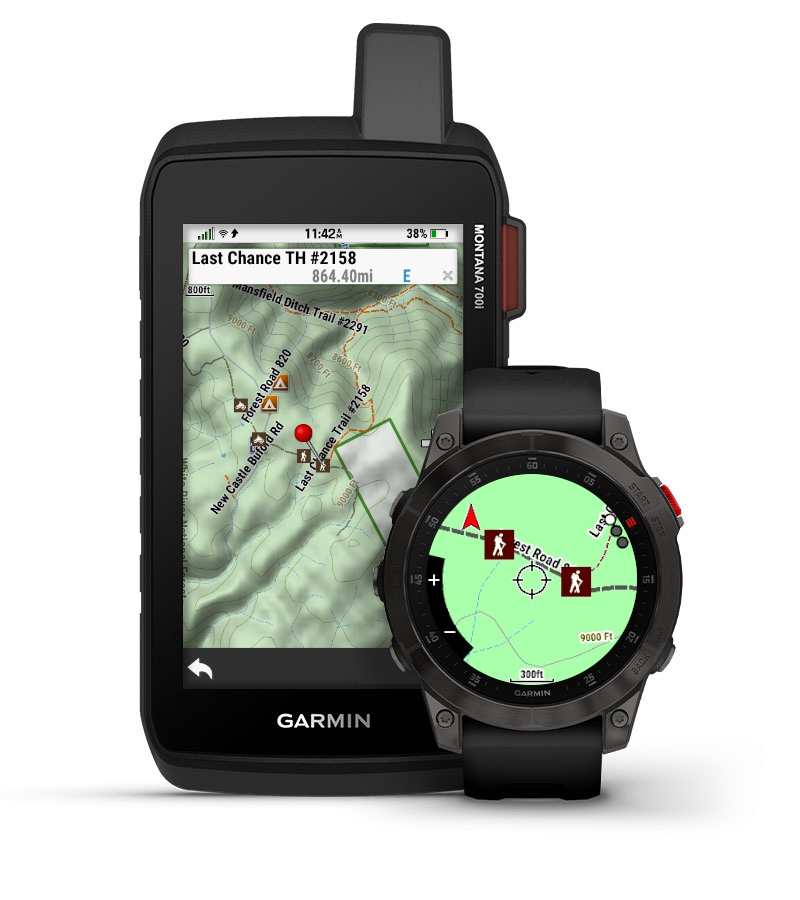 Handheld and Watch Showing USFS Points