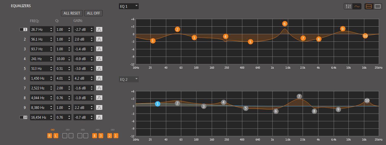 VXi Parametric Equalization Figure 1