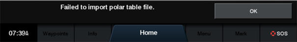 message about .plr failing to import