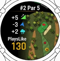 Golf Course Picture with PlaysLike Data