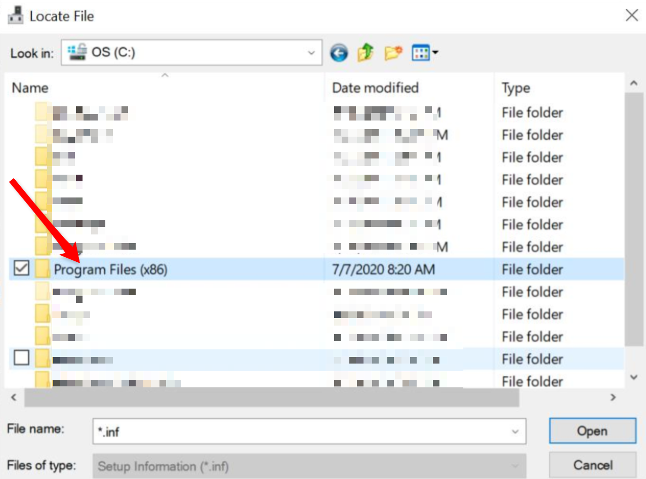 MXi Program Files Sceenshot