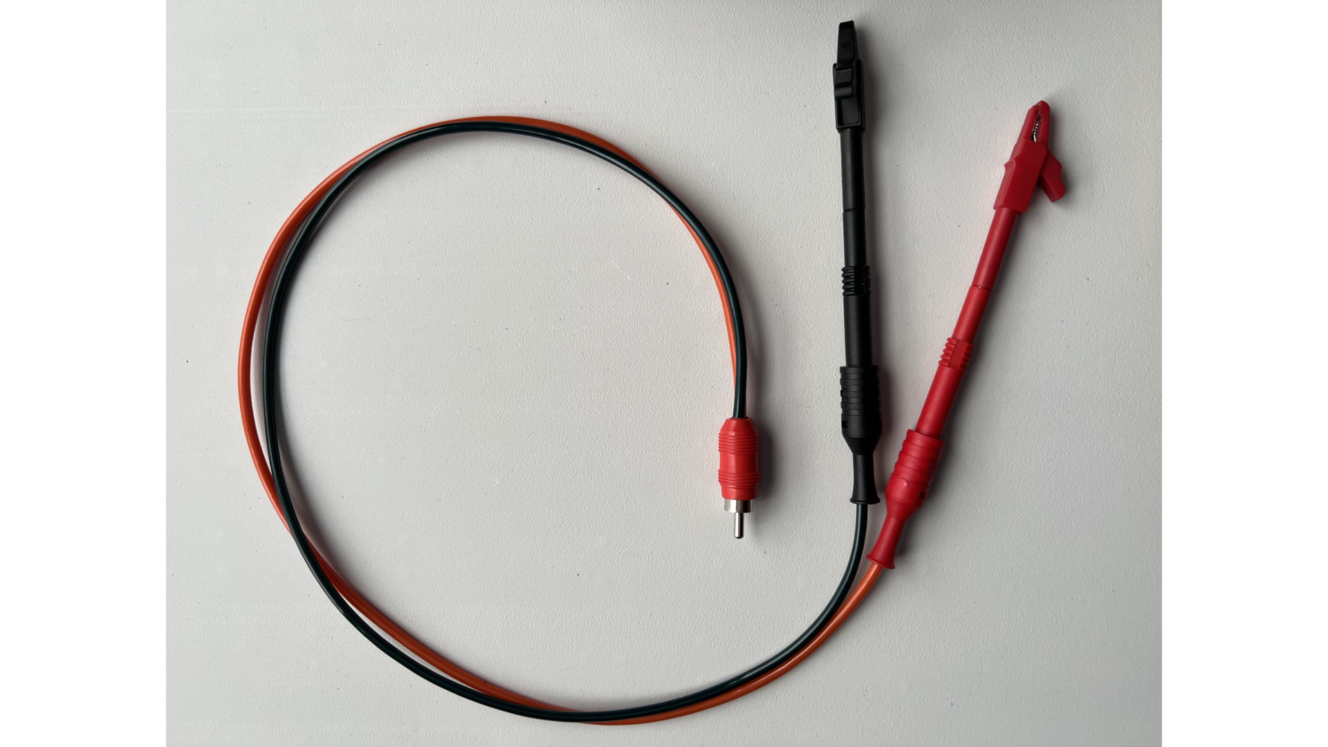 RCA to test lead cable