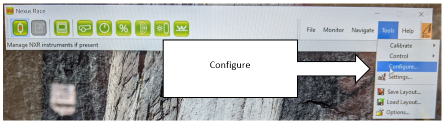 Nexus Configure Selection