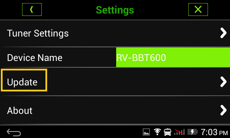 RVBBT600 Update