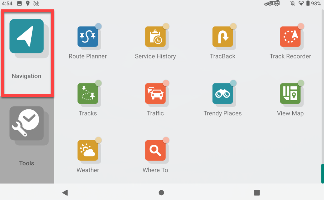 RV 895 navigation apps 3