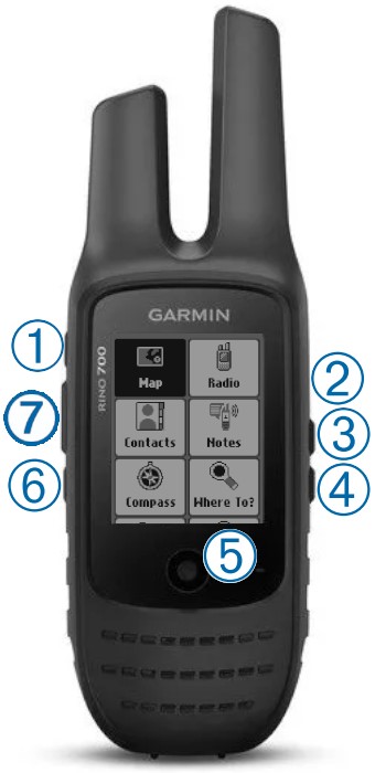 Rino 700 Button Layout