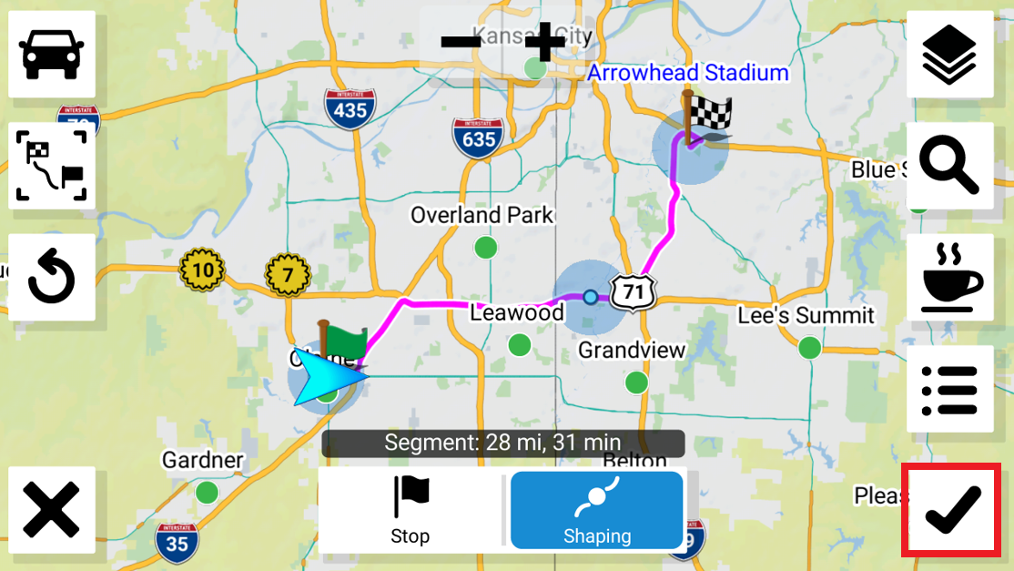 Route Planner Check Mark 2