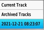 Track Manager Menu