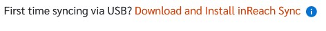 Download inReach Sync