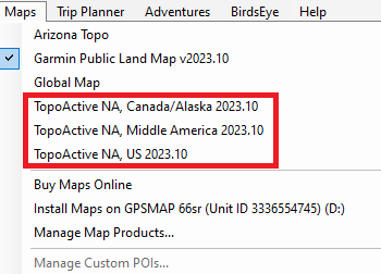 Red square around Map Segments