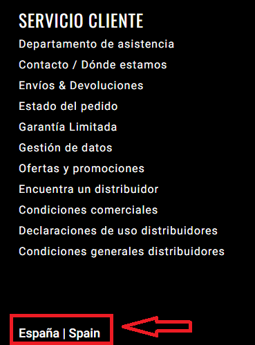 idioma sitio web es