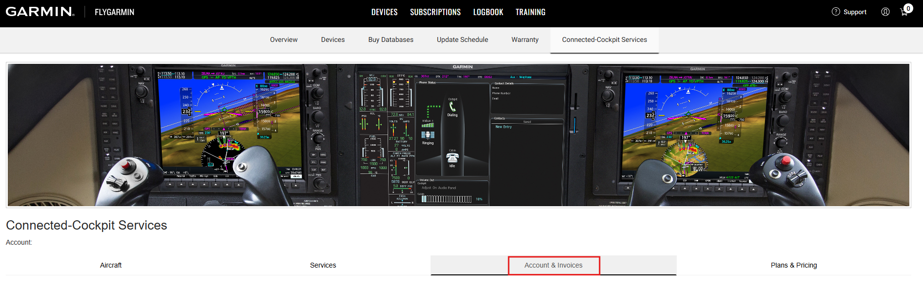 GCSS Accounts and Invoices